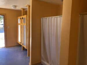 Our bathhouse has laundry and shower facilities available for RV travelers.