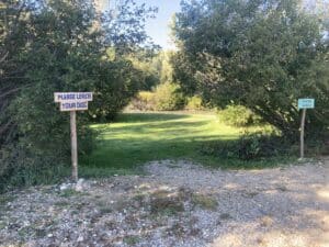 Get out of your RV and take a stroll next to the Red River